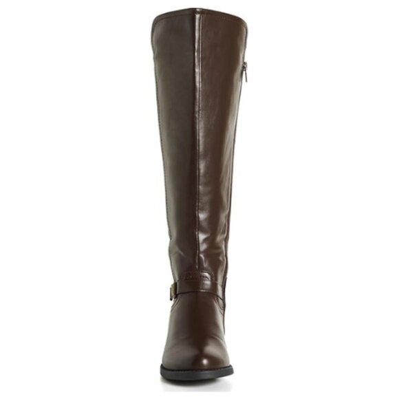 Avenue Cloudwalkers Ivory Tall Riding Boot Size 10W Wide Fit, BROWN - Picture 2 of 5